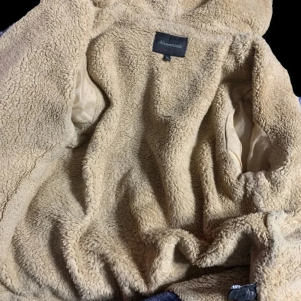 Aeropostale Lined Zip Up Hoodie